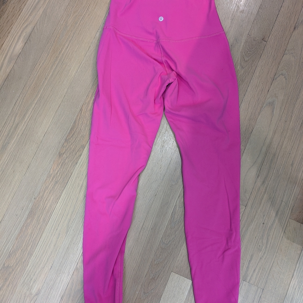 Align High-Rise Pant 27" - Pink Lychee size 8